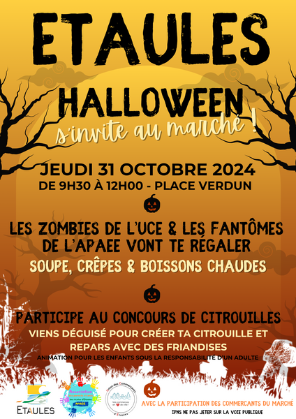 Halloween s'invite au marché