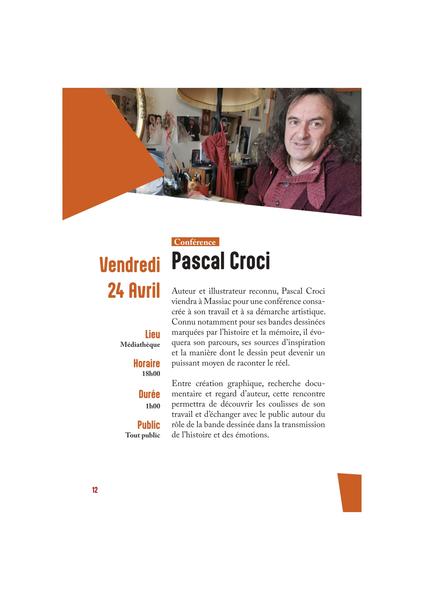 Conférence - Pascal Croci