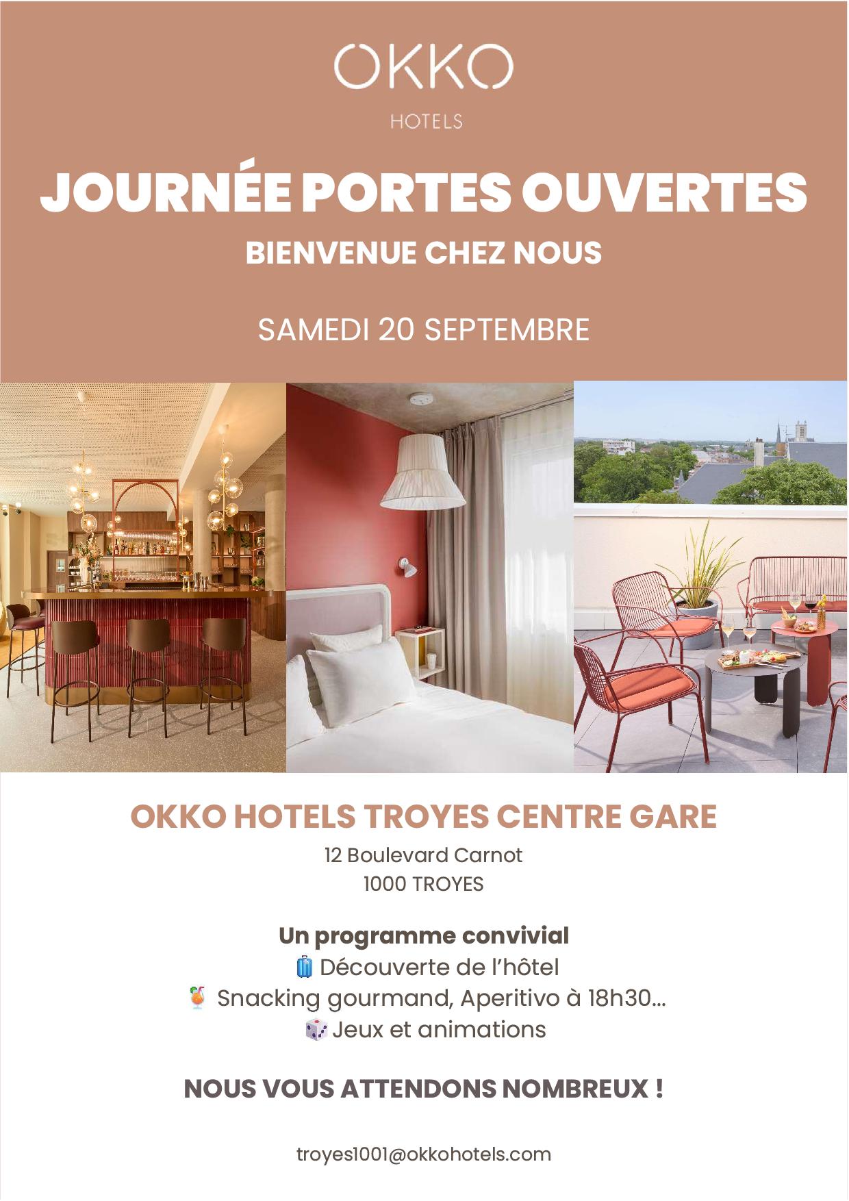 Portes Ouvertes de l'OKKO Hôtels Troyes Centre