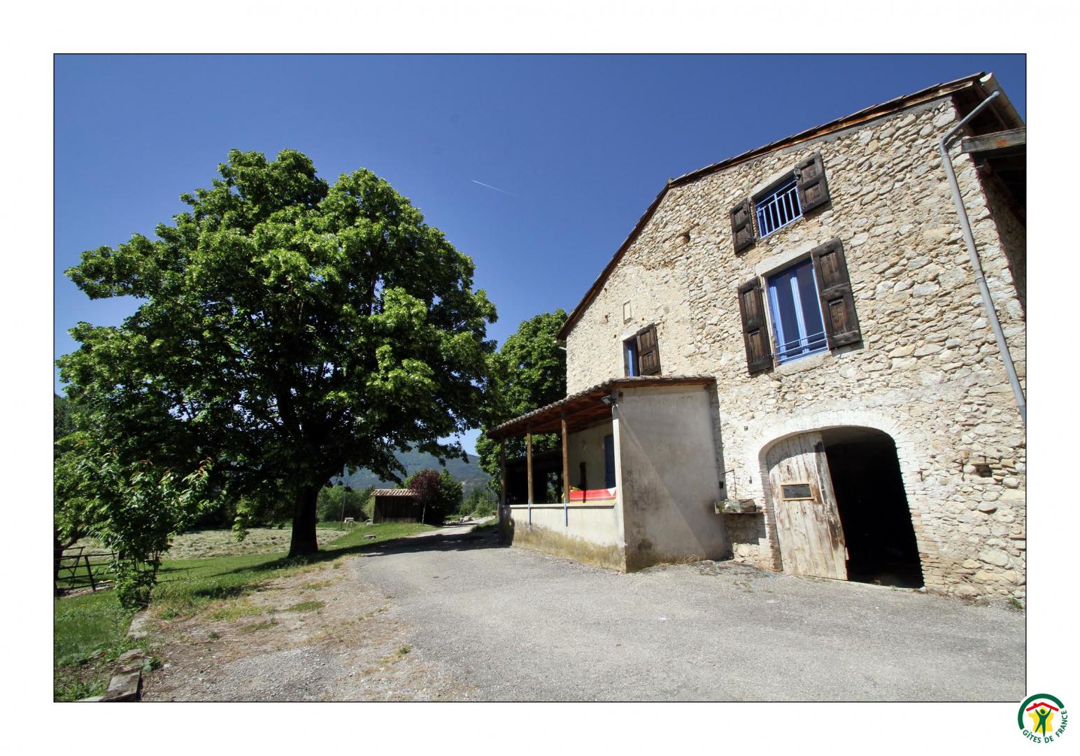 Vue extérieure du gîte