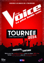 Affiche de la tournée en France de The Voice