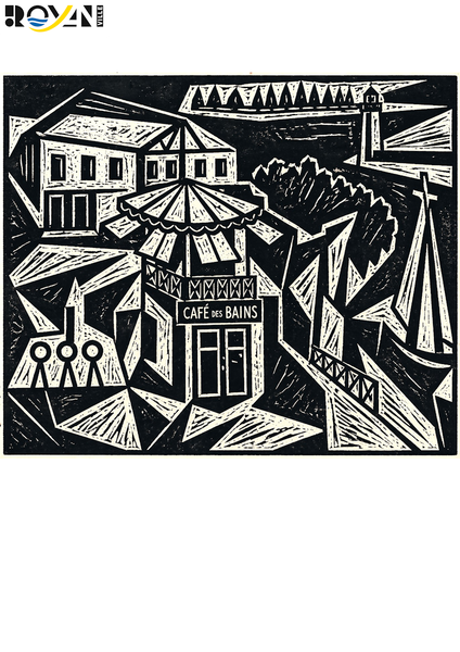 Démonstration et rencontre - Linogravure