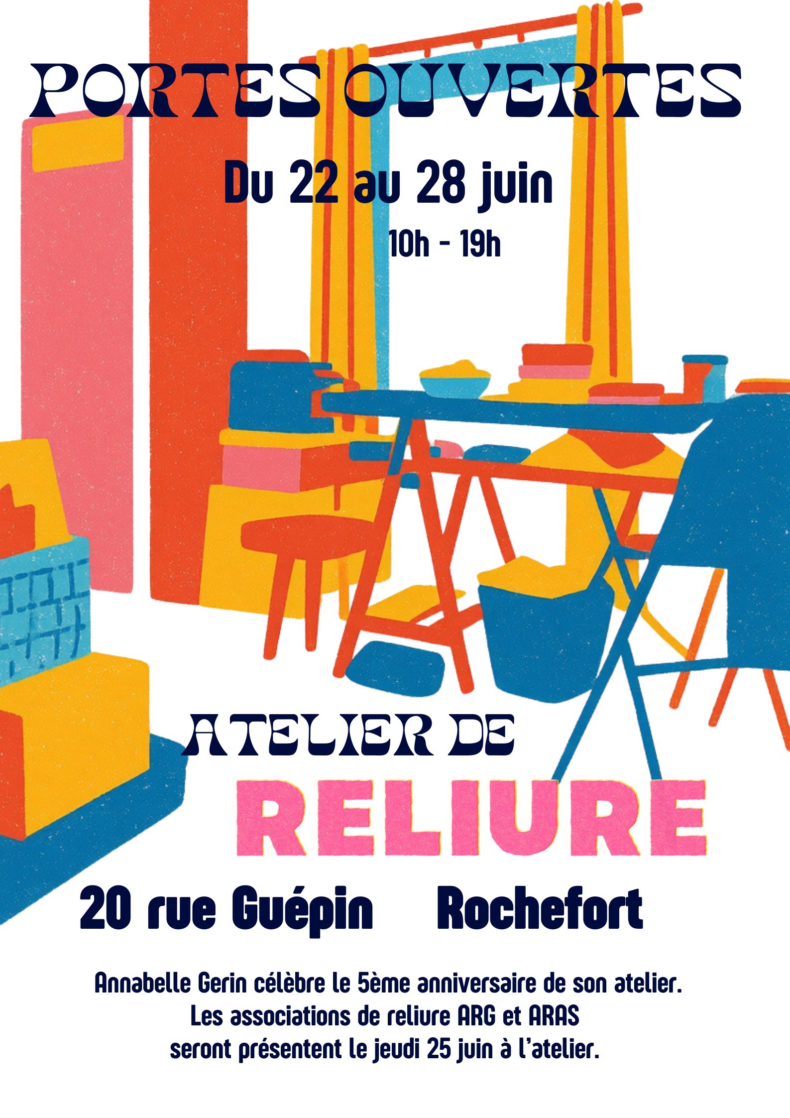 Portes ouvertes : Atelier de reliure