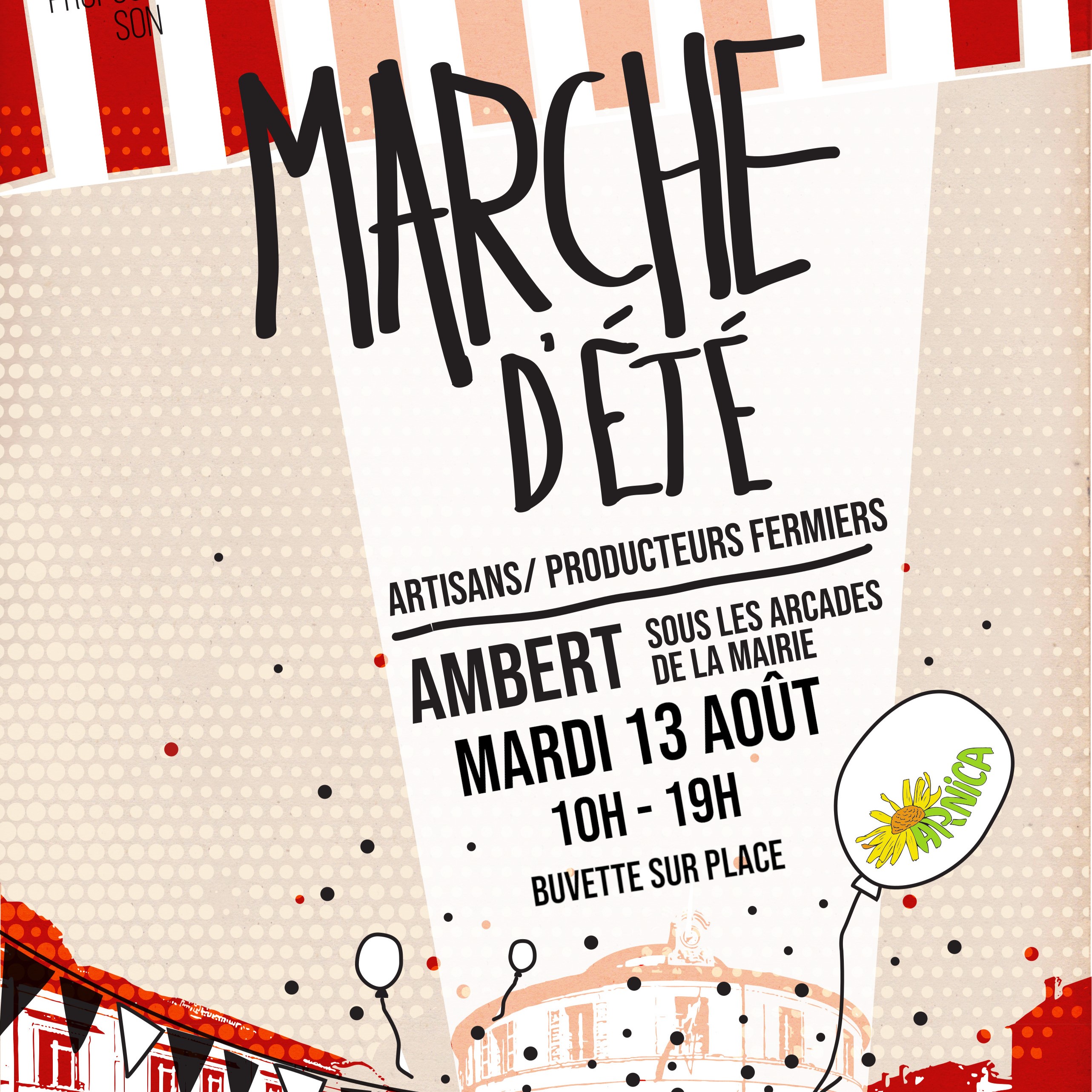 Marché artisanal Arnica // Ambert