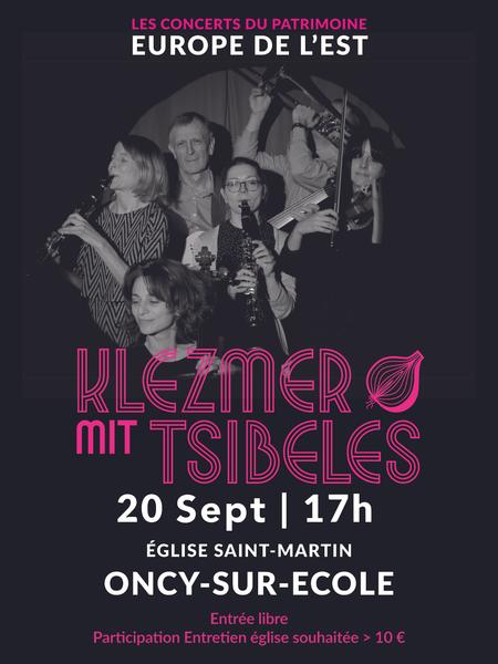 Concert du patrimoine u2013 Klezmer mit Tsibeles_Oncy-sur-u00c9cole