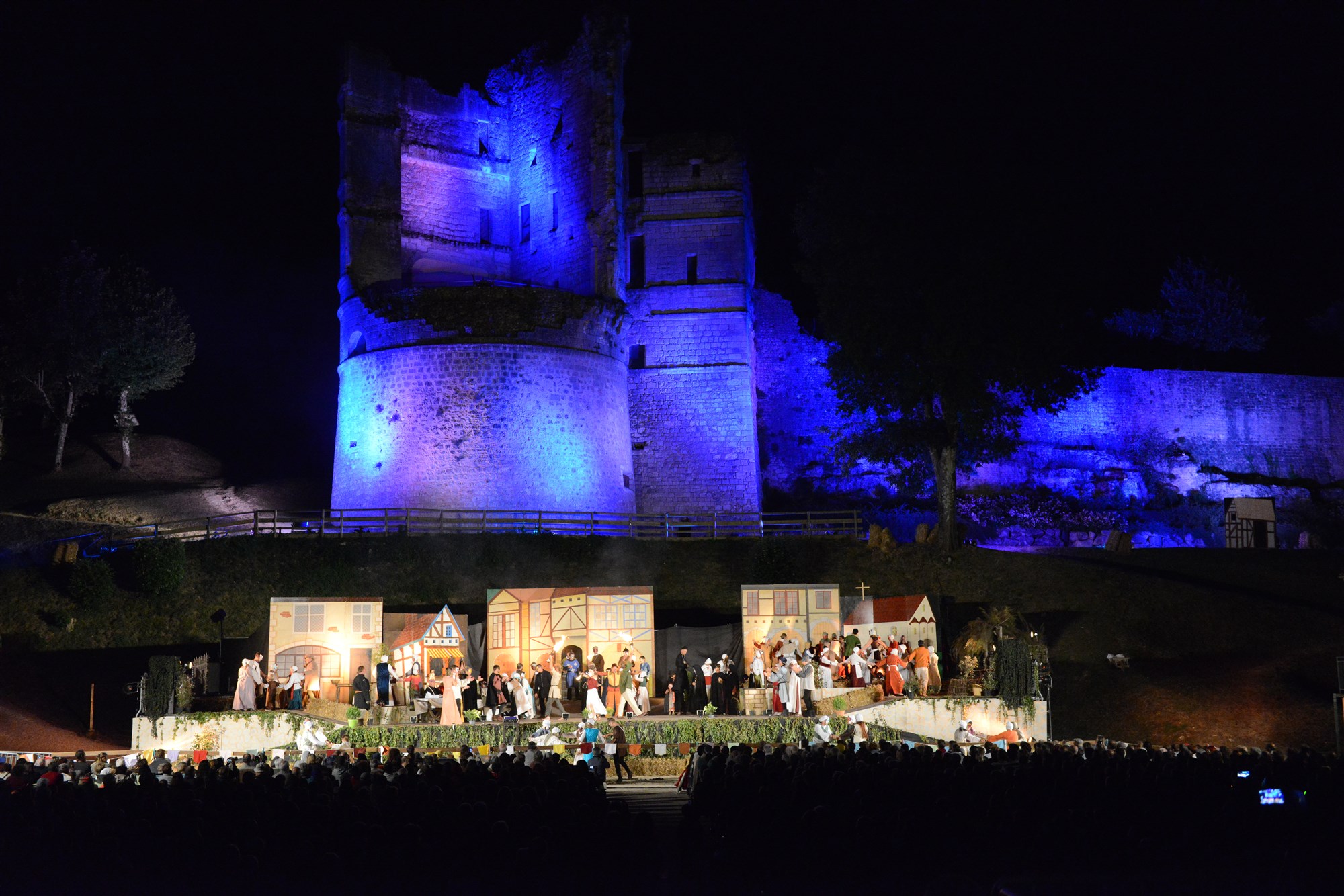 Fête Médiévale  Site en scène et Spectacle son et lumière