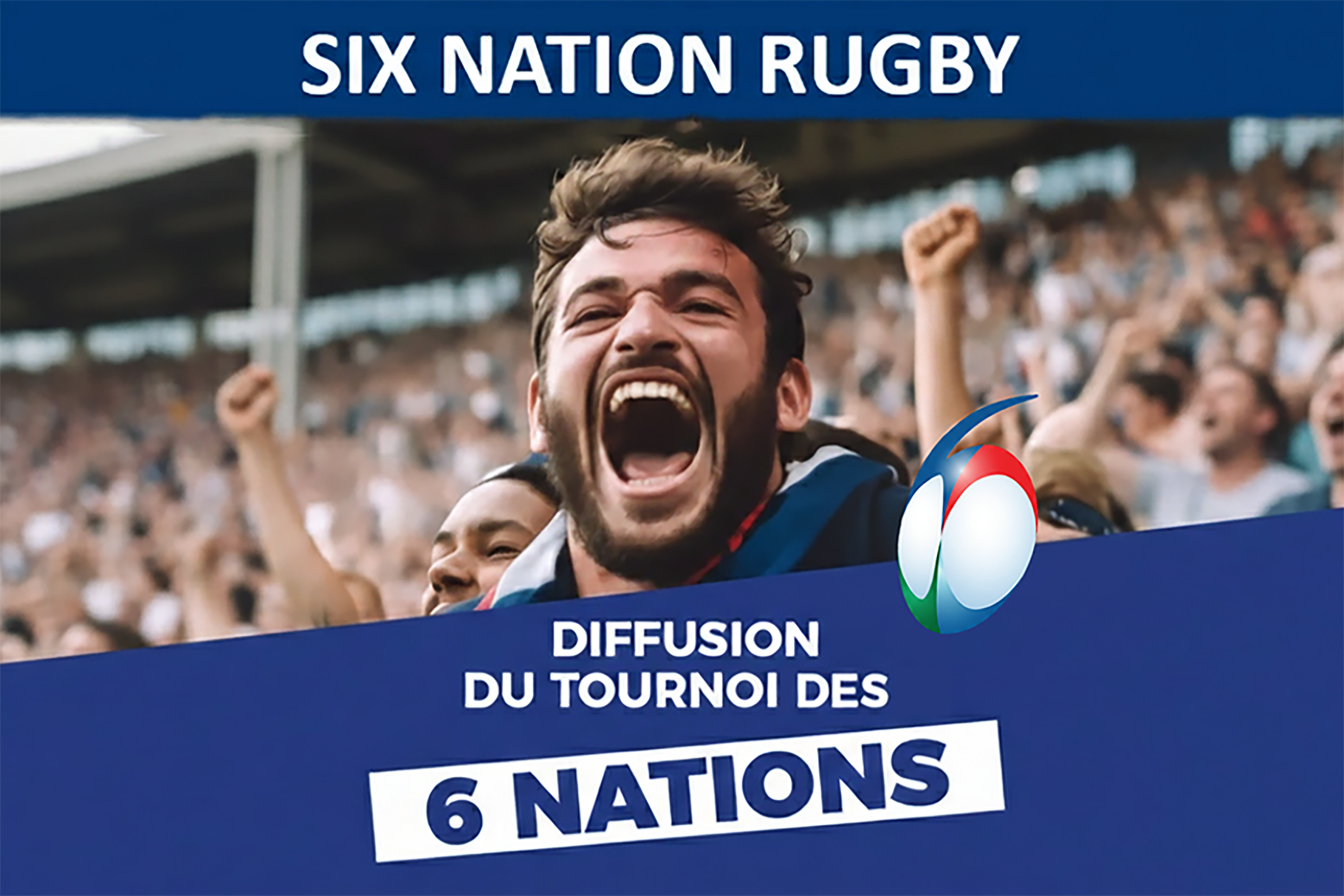 Uitzending van het Six Nations-toernooi bij Rocky Pop