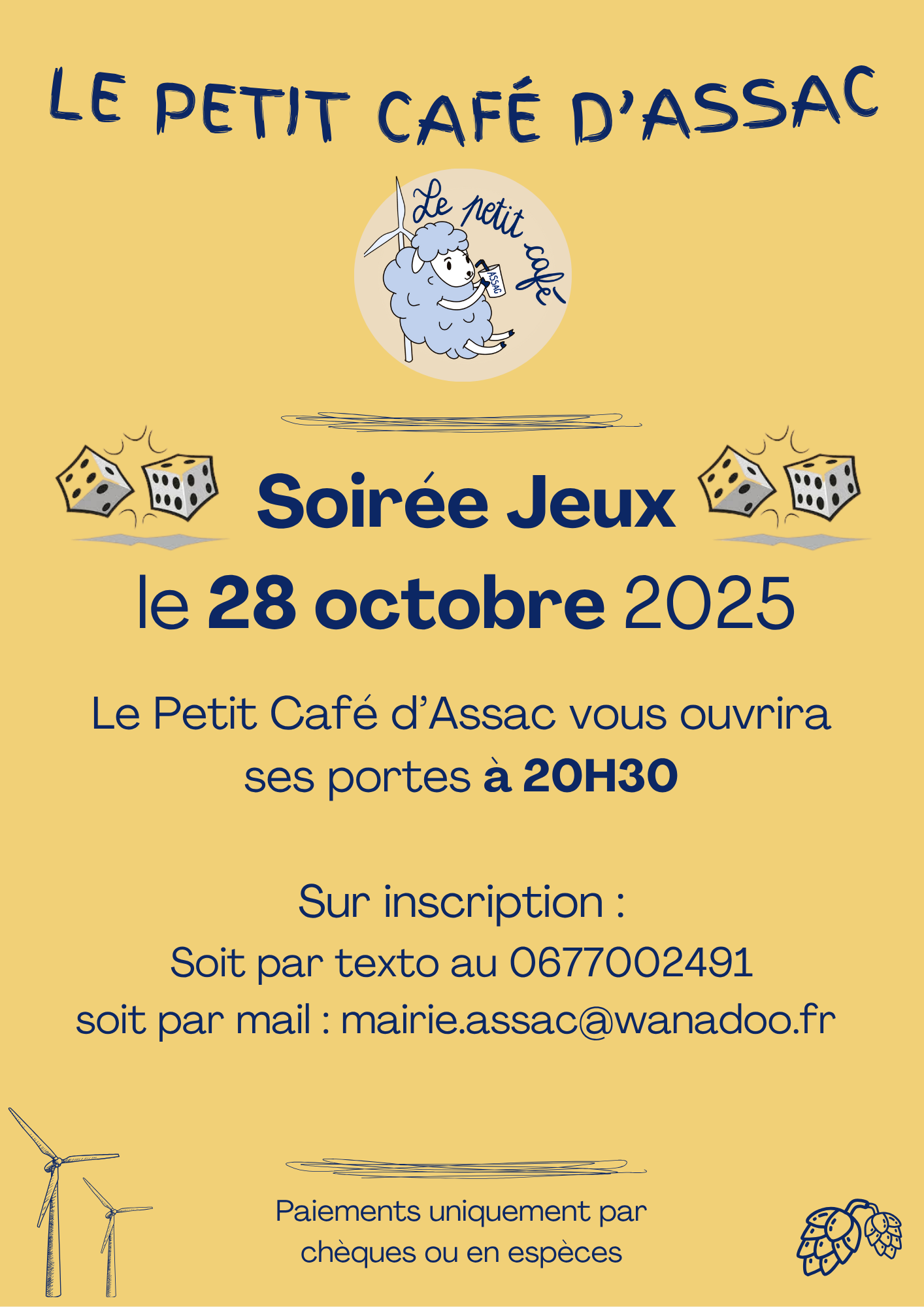 Soirée jeux au petit café d'Assac_Assac