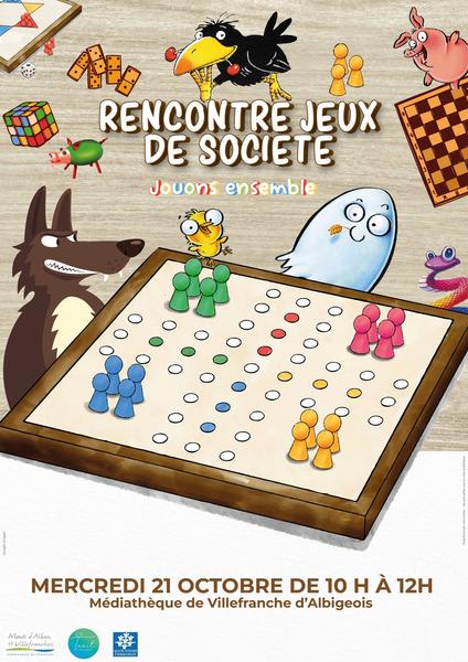Jouons ensemble - rencontre jeux de société - Le trait d'Union