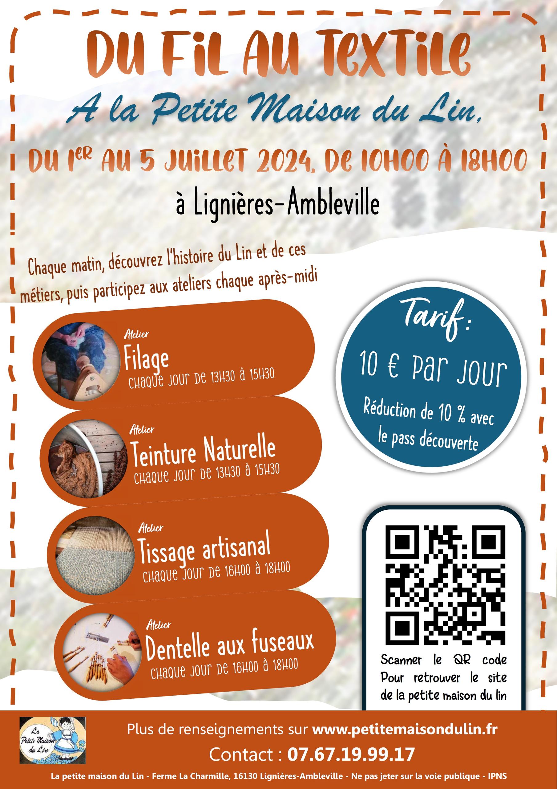 Atelier tissage artisanal | La Petite Maison du Lin