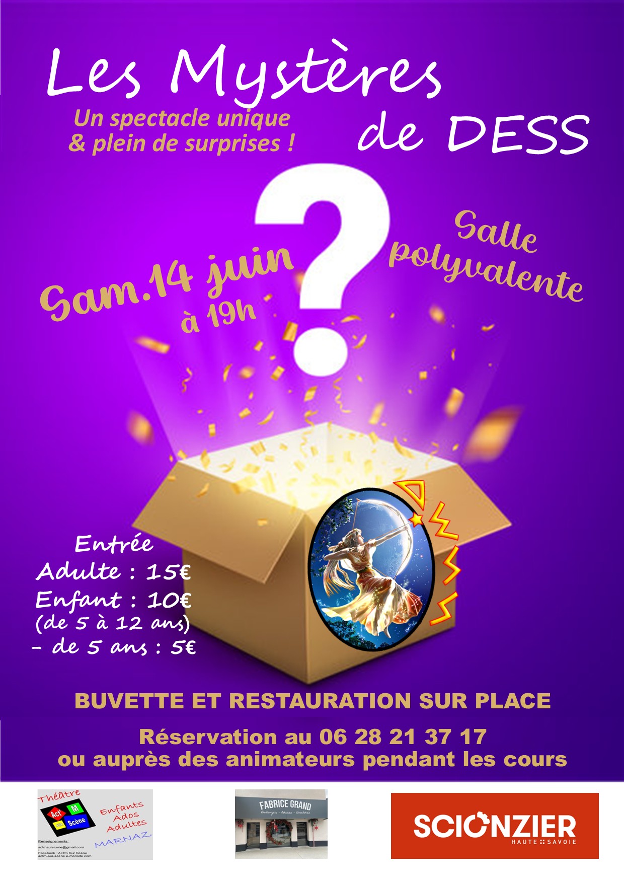 Spectacle de danse "les mystères de DESS"_Scionzier