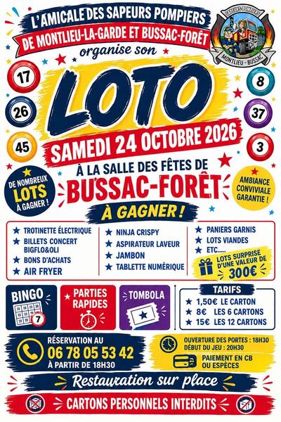 Loto des Sapeurs Pompiers