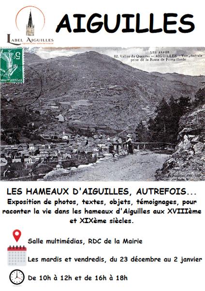 Exposition sur les hameaux d'Aiguilles, autrefois_Aiguilles