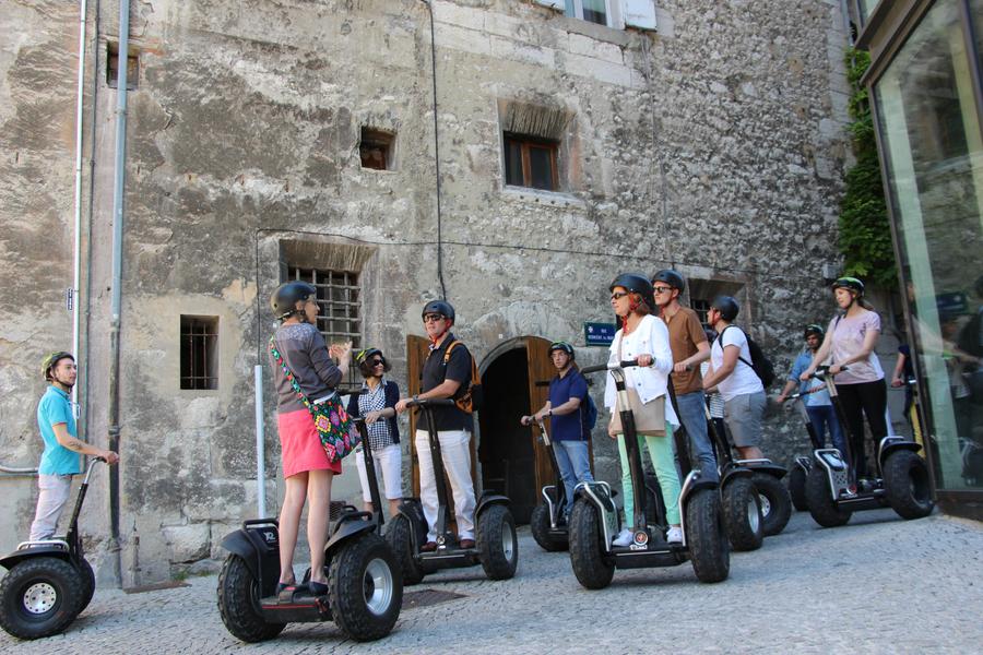 Segway dans la ville