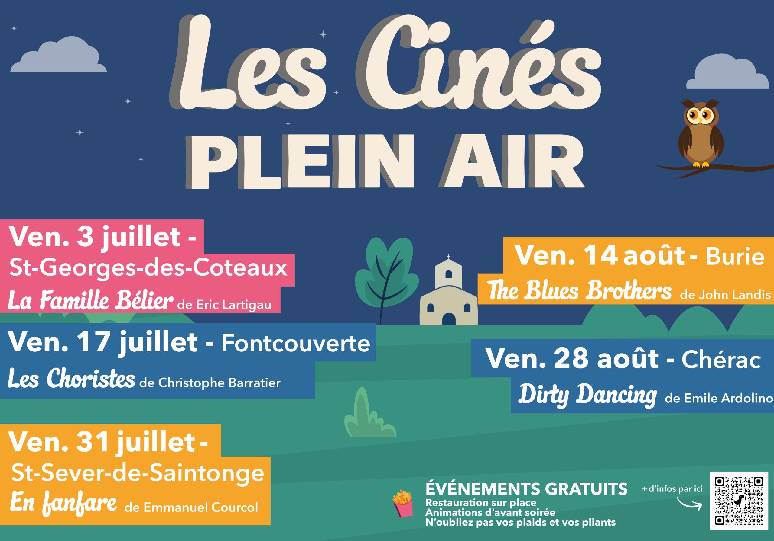 Les Cinés Plein Air à Saint-Sever-de-Saintonge