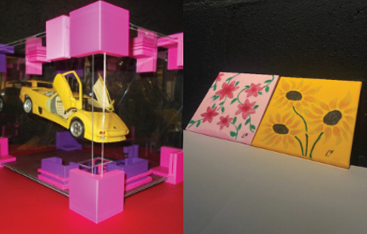 Exposition des oeuvres de Amjad Hassani et Léa Mickelsen