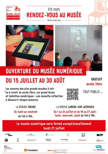 Les rendez-vous au musée : Ouverture du Musée Numérique !