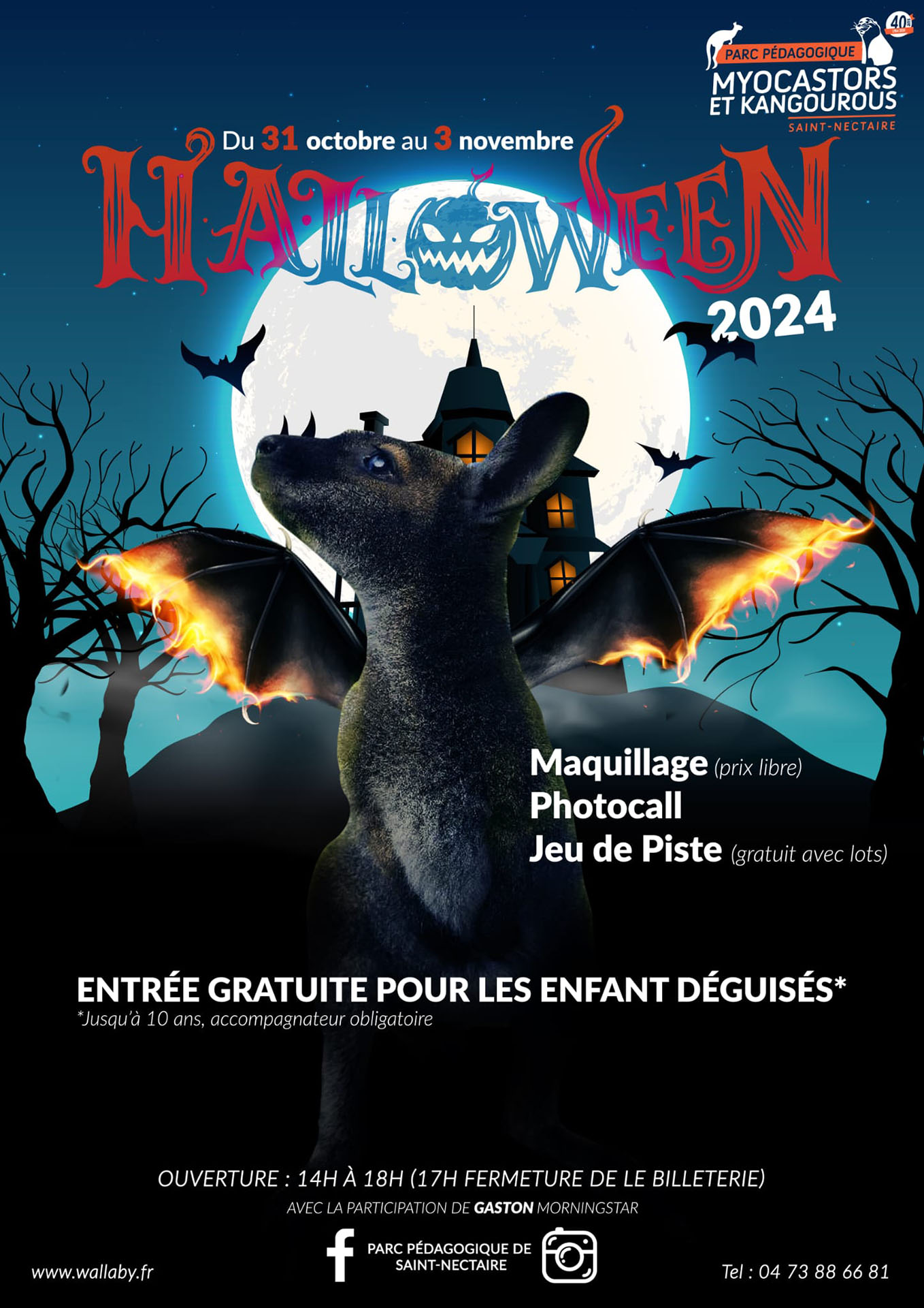 Halloween au parc pédagogique de Saint Nectaire