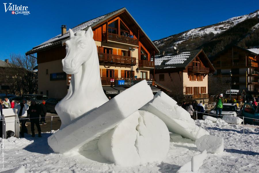 Concours international de Sculpture sur Neige_Valloire