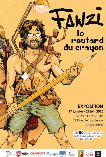 Exposition - Fawzi : le routard du crayon