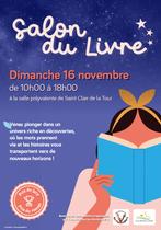 Salon du livre 2025 de Saint-Clair-de-la-Tour