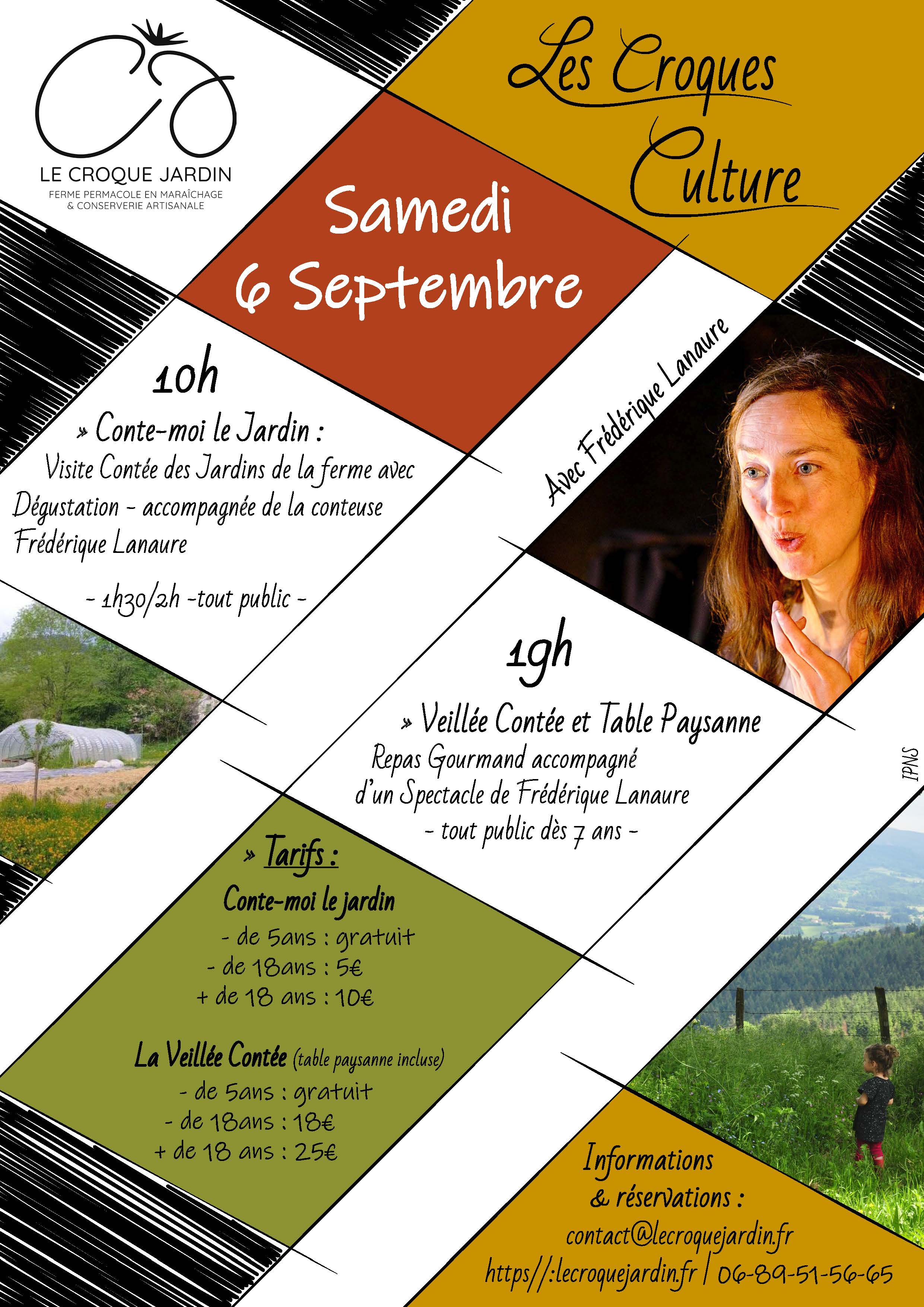 Soirée spectacle et table paysanne // Bertignat