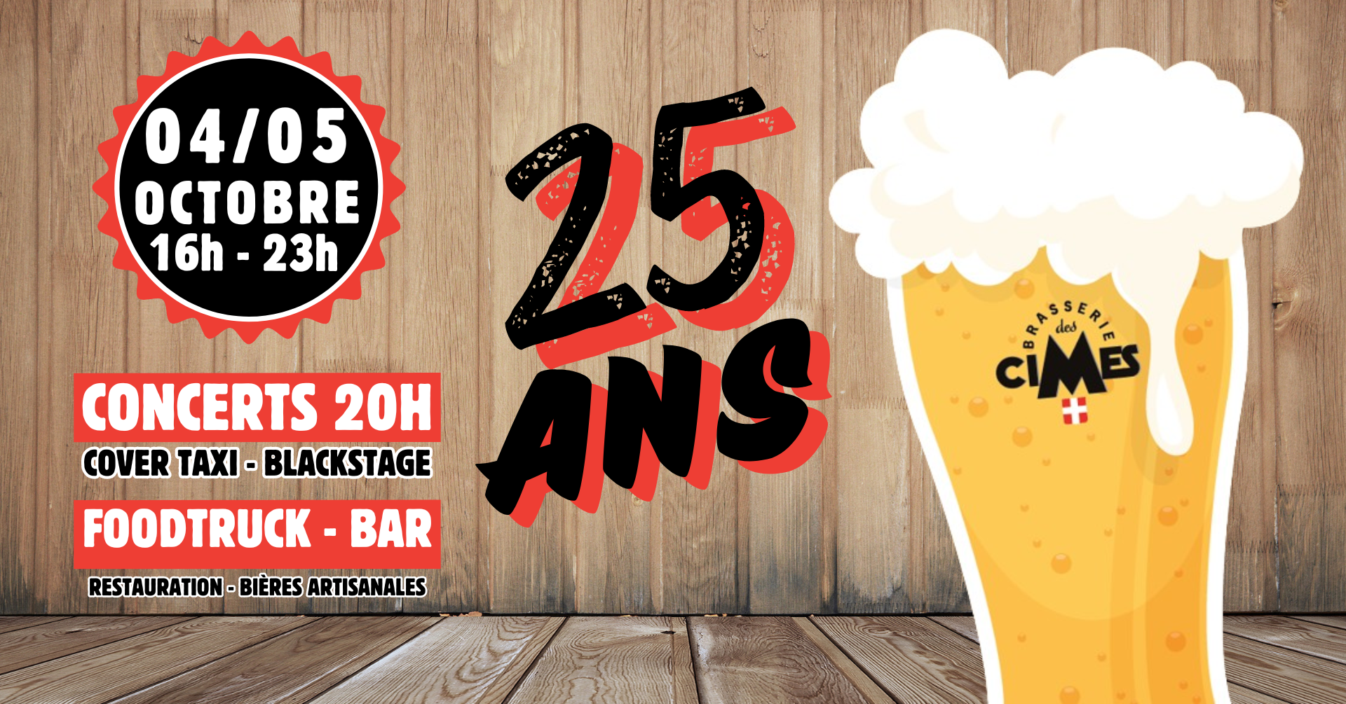 25 Ans Brasserie des Cimes