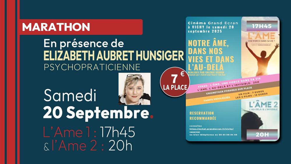 Ciné-Rencontre avec Elisabeth AUBRET
