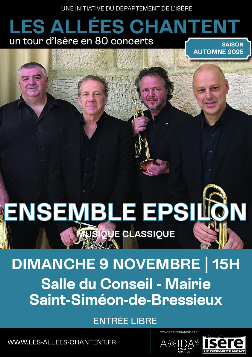 Concert Les Allées Chantent "Ensemble Epsilon"_Saint-Siméon-de-Bressieux