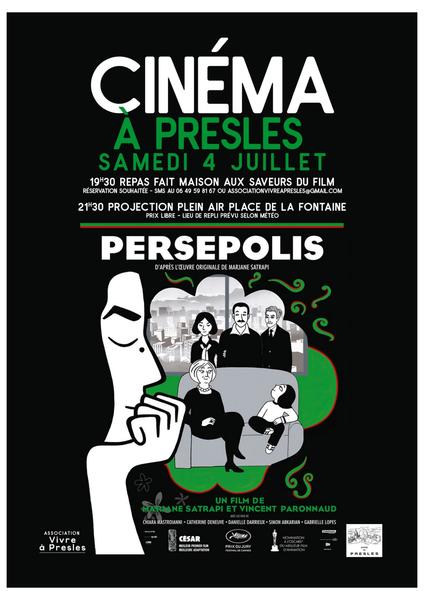 Cinéma en plein air "Persepolis"