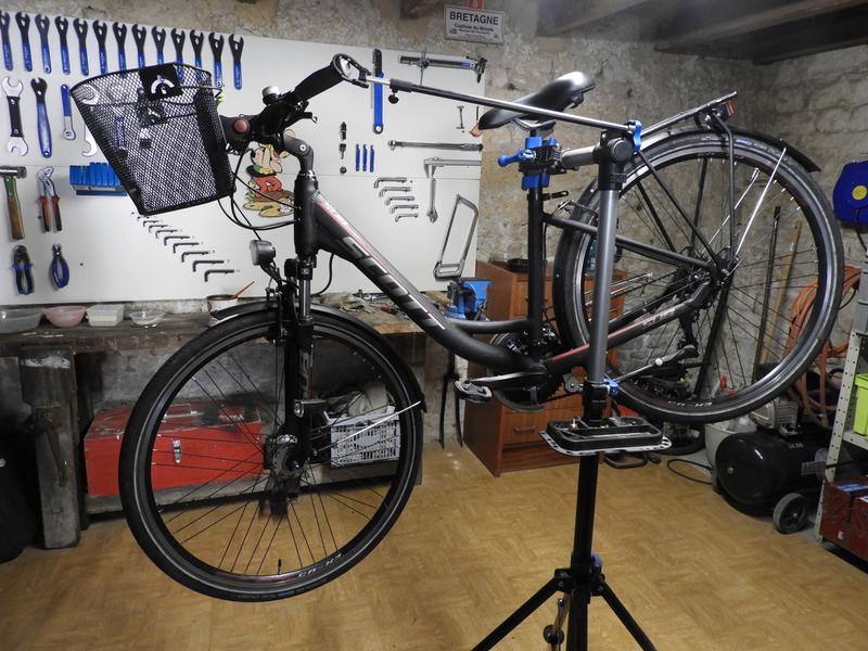 Réparation bicyclette