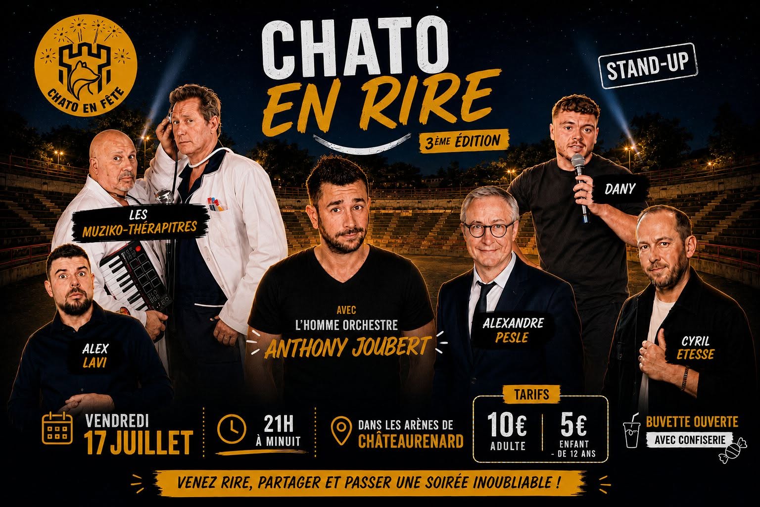 Chato en rires