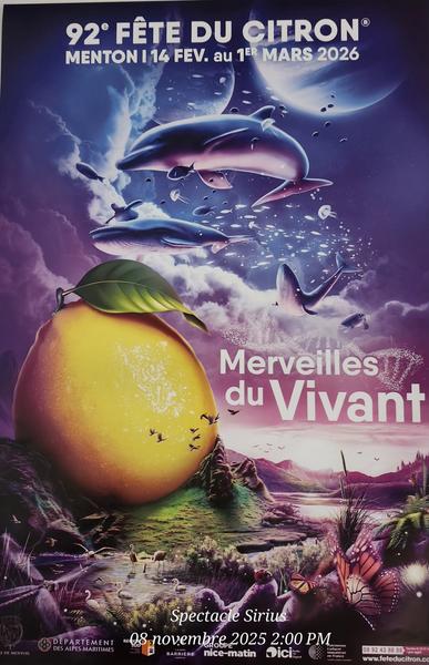 Affiche Fête du Citron 2026