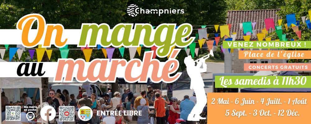 On mange au marché