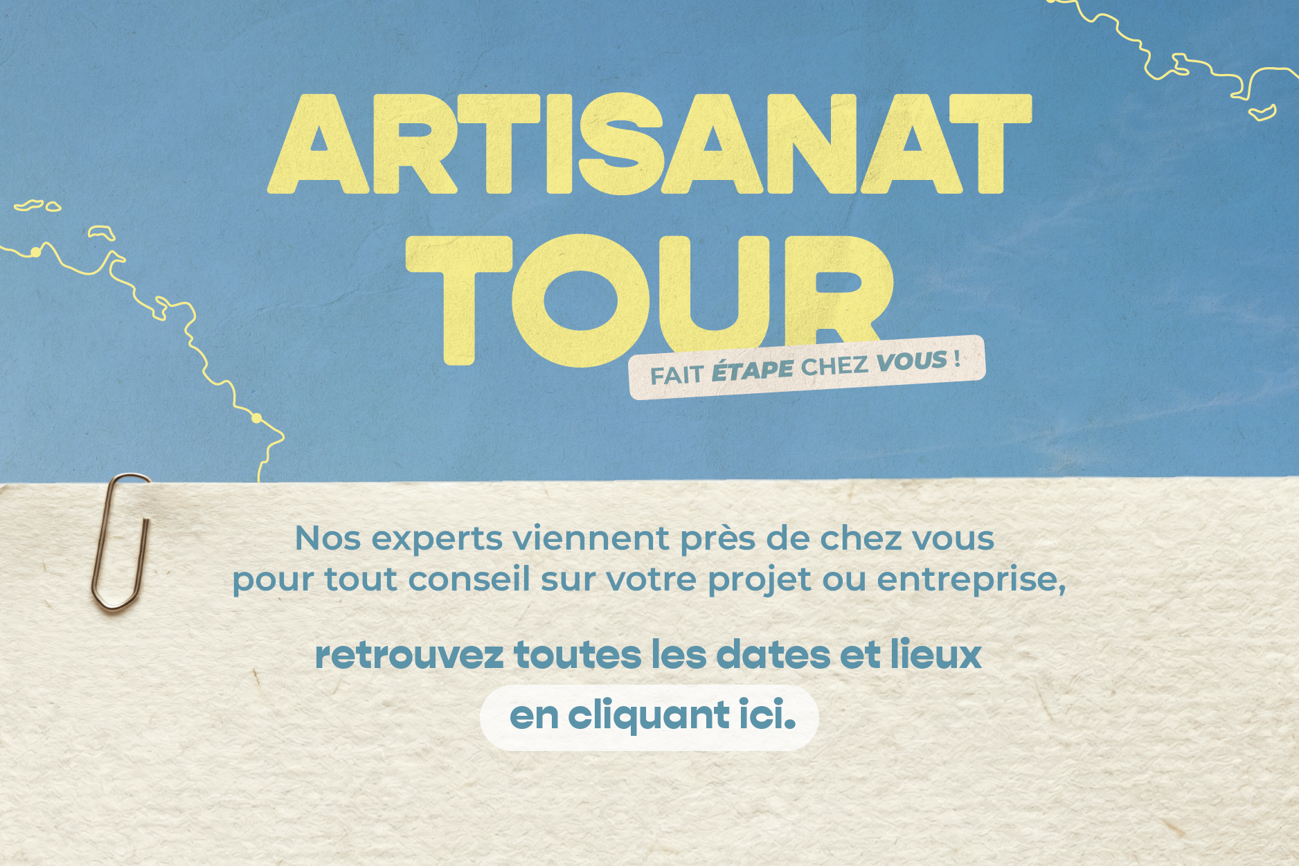 Artisanat Tour : Fait étape chez vous !