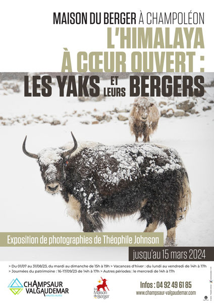 Exposition 'L'Himalaya à coeur ouvert : les yaks et leurs bergers', à la maison du berger Champoléon - � Service Culture et Patrimoine Champsaur Valgaudemar