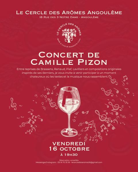 Le Cercle des arômes - Concert de Camille Pizon