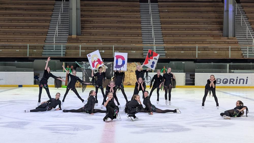 Spectacle de patinage du club de Megève : Les Pirates et le Trésor des Fonds Marins_Megève