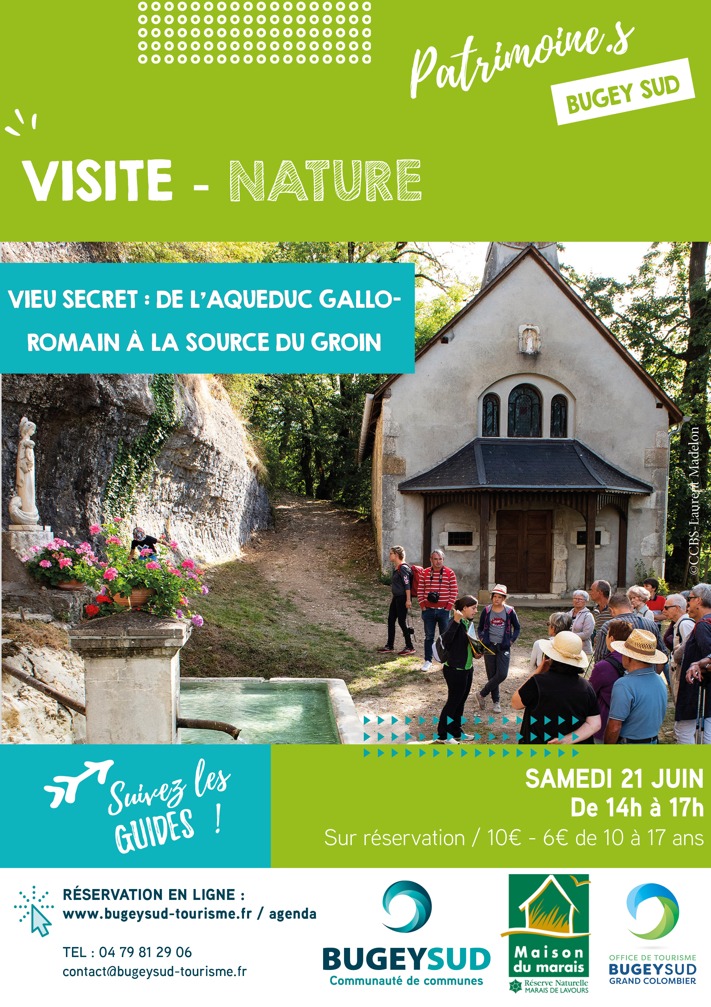 Visite guidée "Vieu secret : de l'aqueduc romain à la source du Groin"_Valromey-sur-Séran