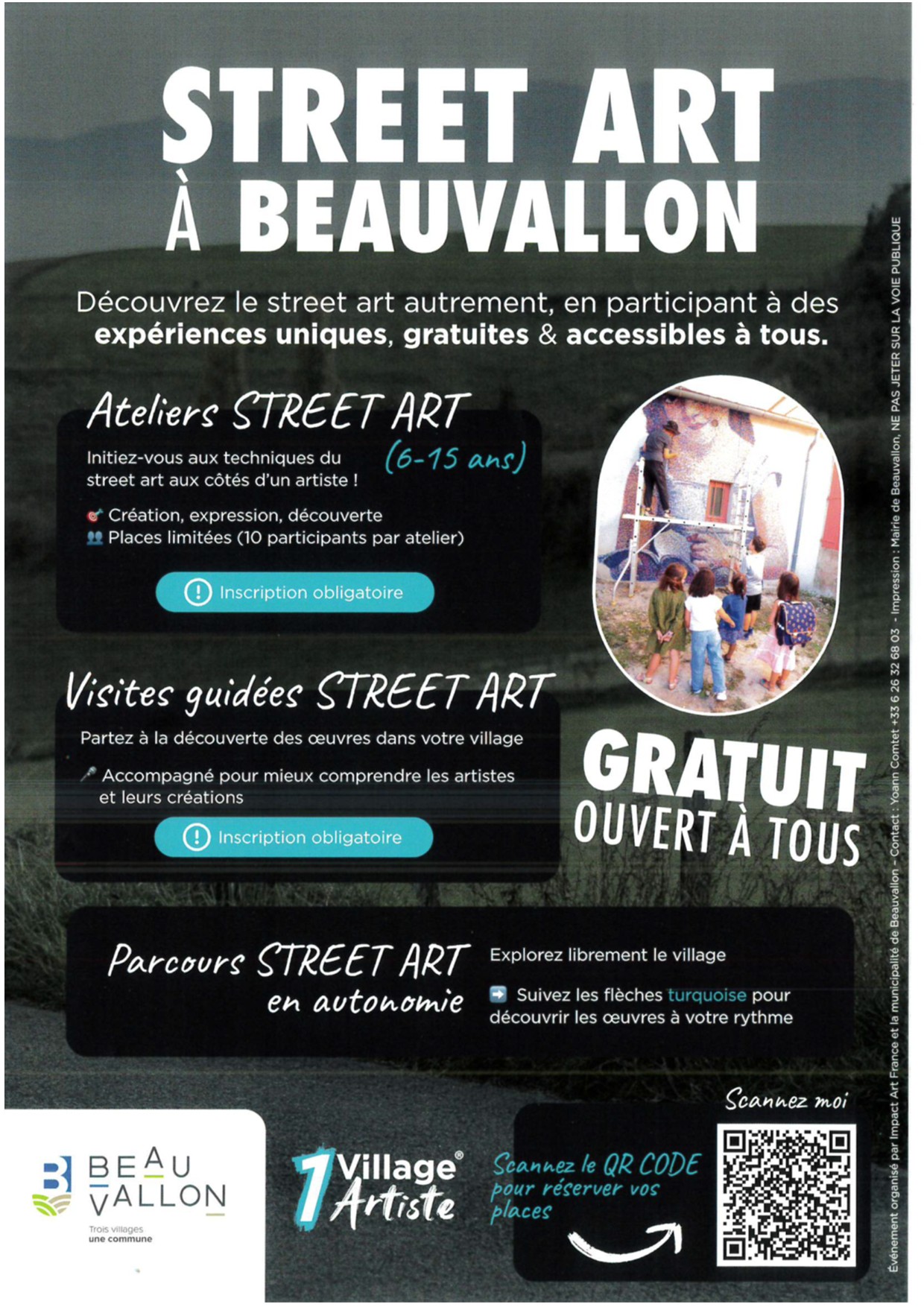 Ateliers, Visites : 1 village, 1 artiste : Brusk & Fouch_Beauvallon