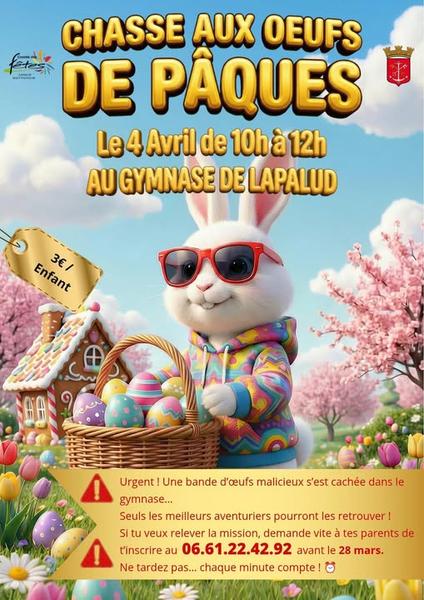 Chasse aux œufs - Lapalud