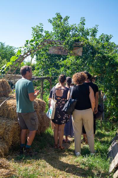 Entrée des jardins et potagers