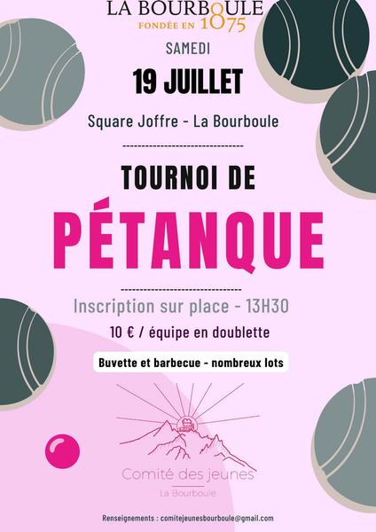 Concours de pétanque