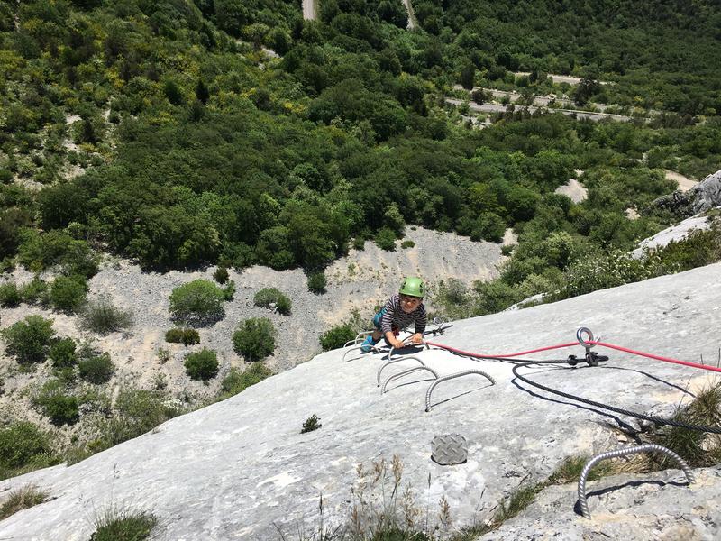 Via ferrata avec le Bureau des Guide Diois Vercors - Romeyer