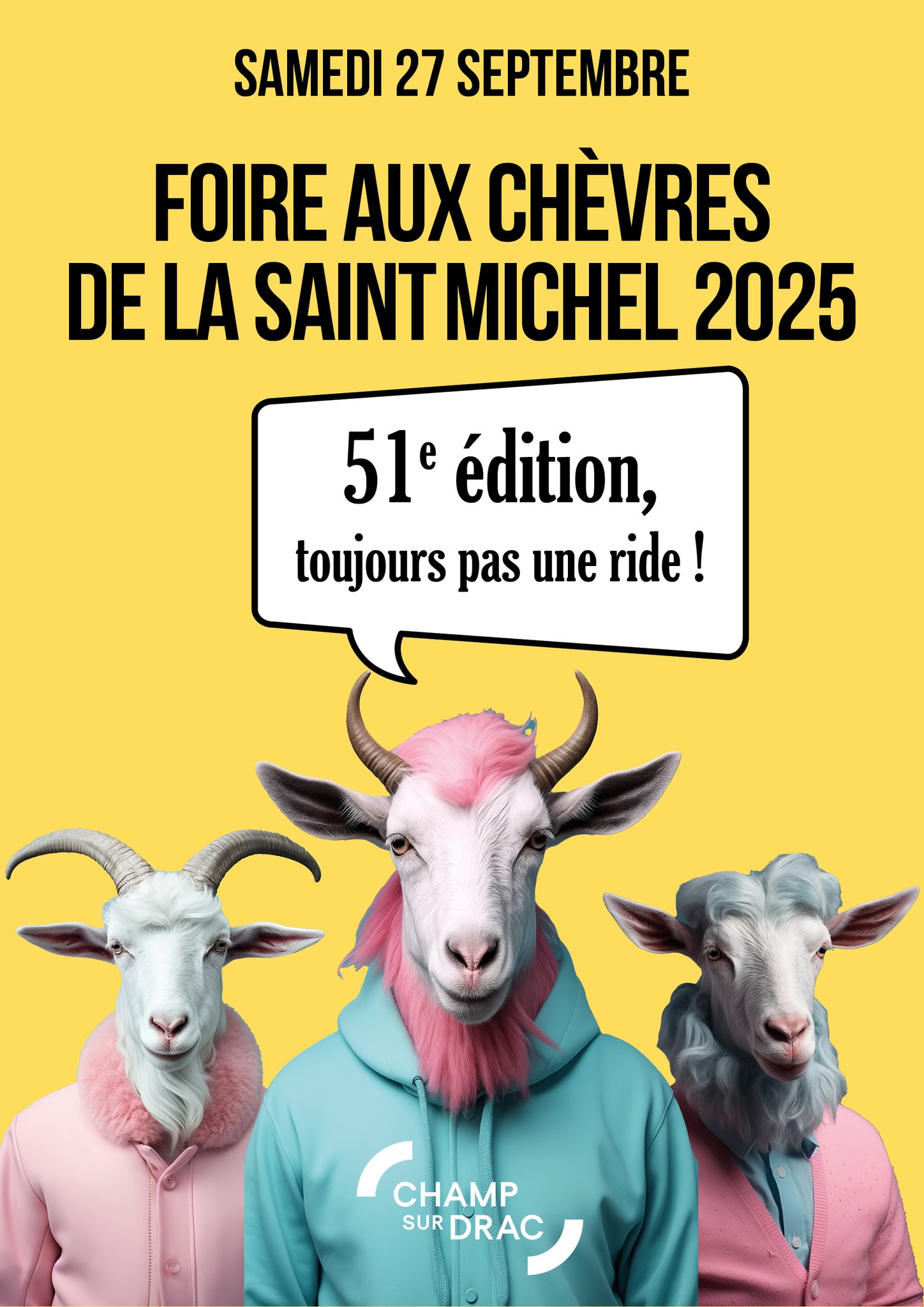 51ème Foire aux chèvres de la Saint Michel_Champ-sur-Drac