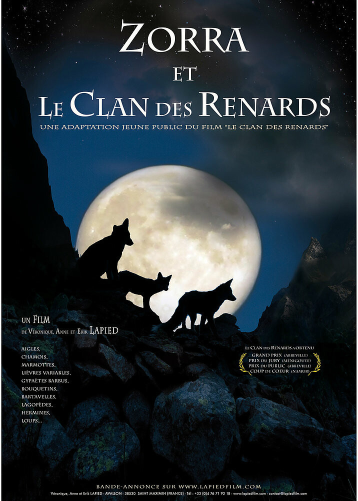 Affiche du documentaire : Zorra et le clan des renards