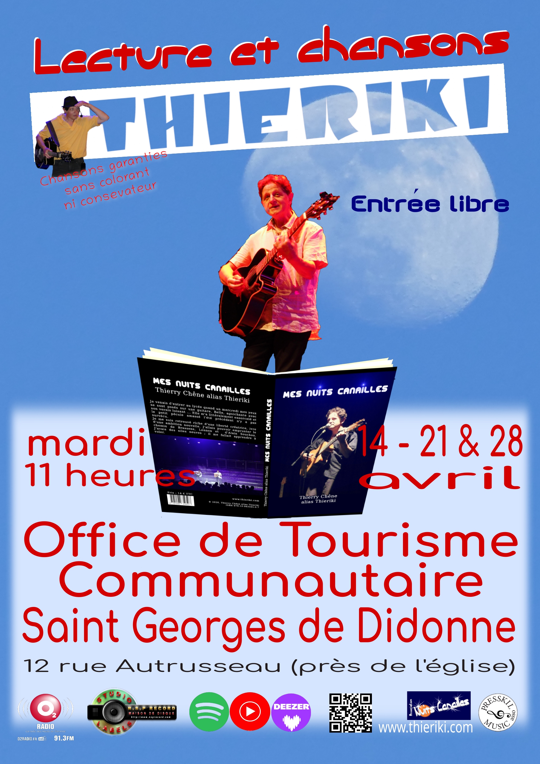 Rencontre littéraire et musicale autour de  "Mes nuits canailles"