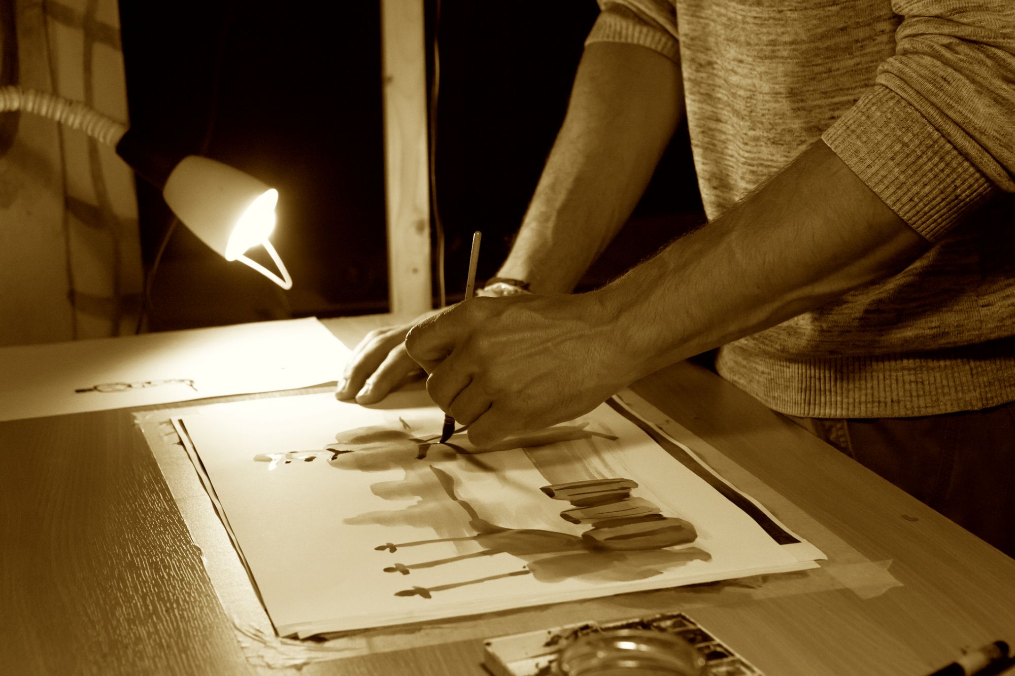 Atelier de pratique artistique autour de la BD avec Thibaut Lambert au Port des Salines