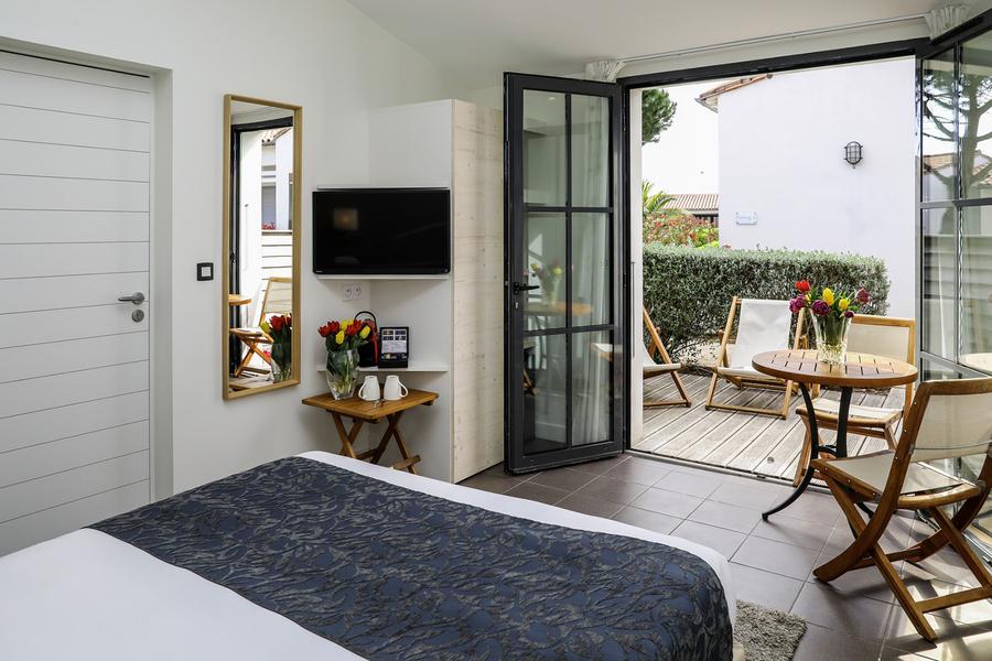 Chambre cosy avec accès terrasse privative