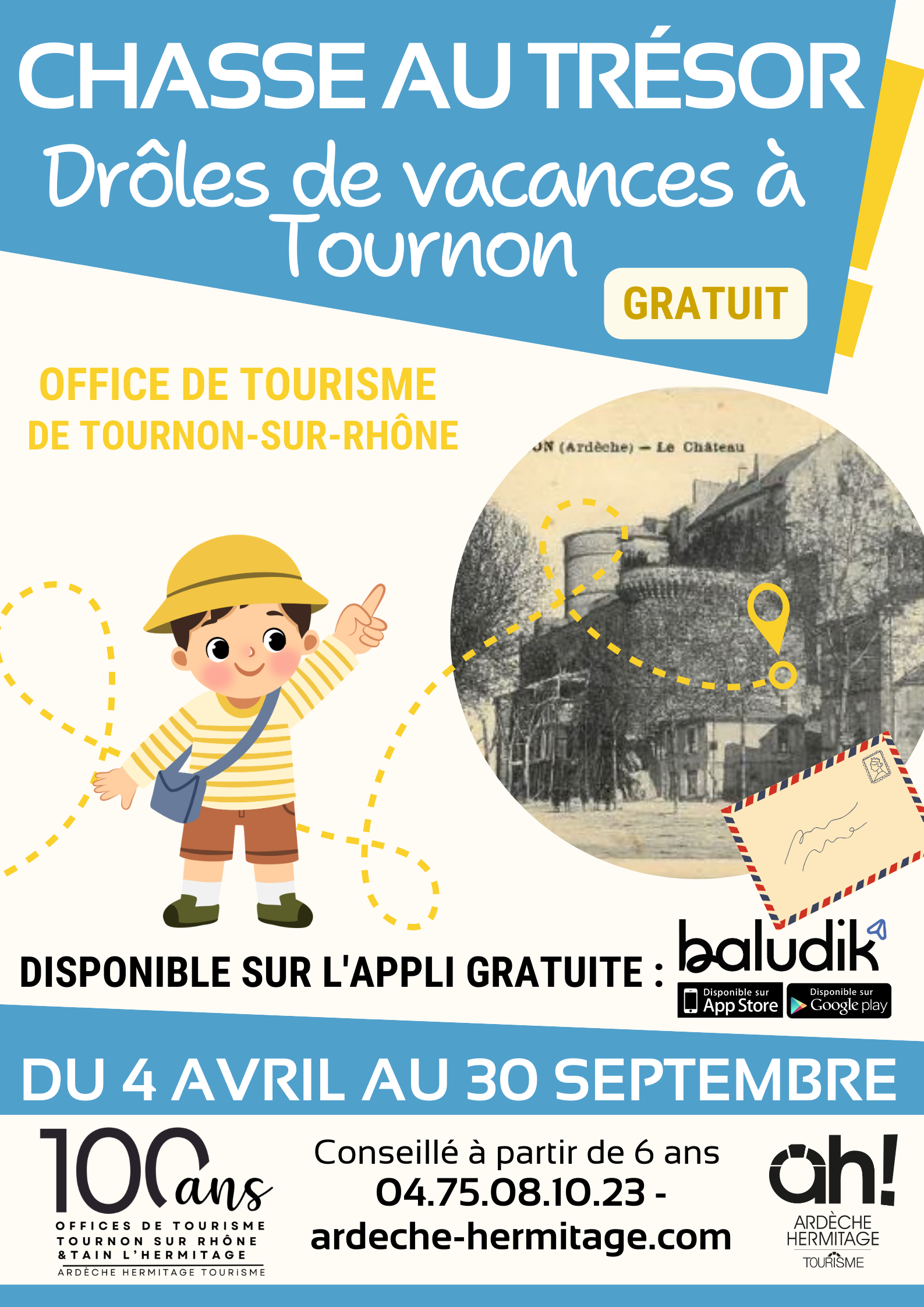 Chasse aux trésors du centenaire : Drôles de vacances à Tournon